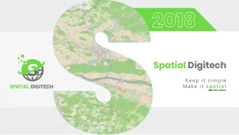 Spatial Digitech  Keep it  s im ple Make it spatial  About US  Spatial Digitech is a provider of