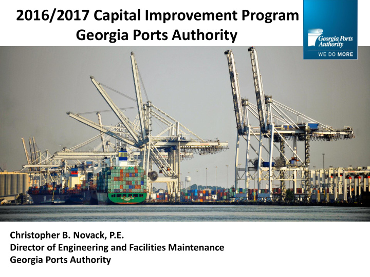 2016 2017 capital improvement program