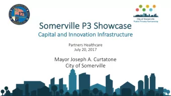 So  Some  merville P  P3 Sh  Showcase  Ca  Capital a  and I  Innovation  on I  Infr  frastructure