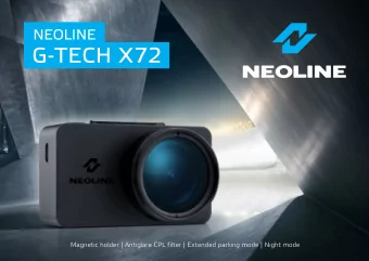 G-TECH X72  ERGONOMICS &amp; INTERFACE  The compact case of NEOLINE G-Tech X72 is fitted with