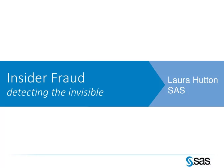 insider fraud