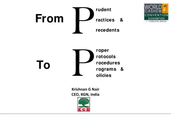 P  rudent  From  ractices    &amp;  recedents  P  roper  rotocols  To  rocedures  rograms   &amp;