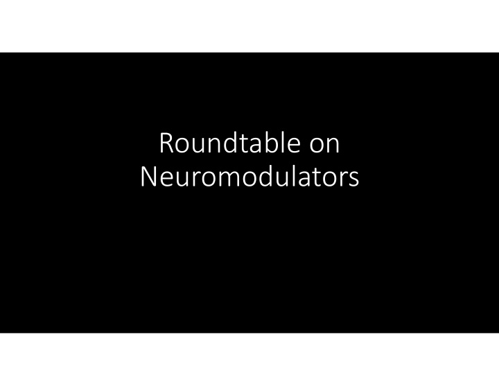 roundtable on neuromodulators botulinum toxin a