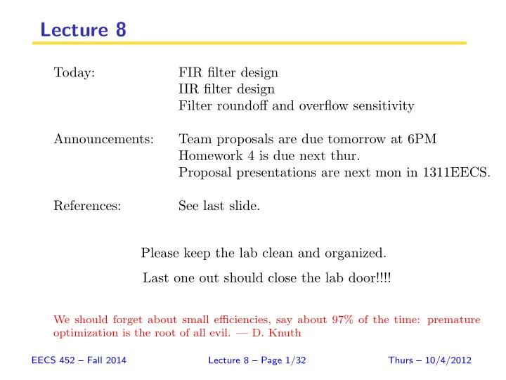 lecture 8