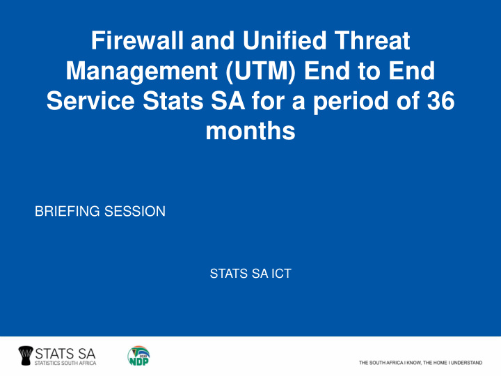 firewall and unified threat