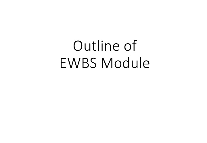 ewbs module chapter 1