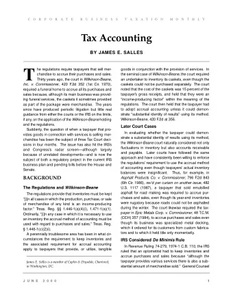 T the seminal case of Wilkinson-Beane , the court required  chandise to accrue their purchases and