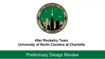 Preliminary Design Review  1  Agenda    Mission Success Criteria    Vehicle    Recovery