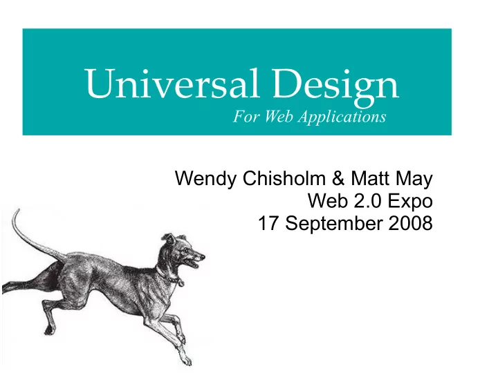 universal design
