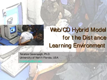 Web/CD Hybrid Model  Web/CD Hybrid Model  Web/CD Hybrid Model  Web/CD Hybrid Model  for t he Dist