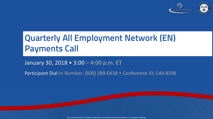 quarterly all employment network en