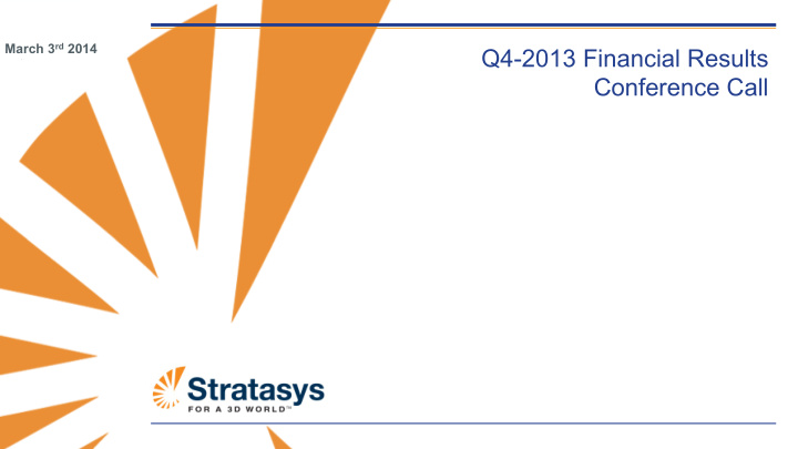 q4 2013 financial results