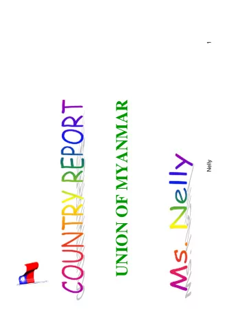 UNION OF MYANMAR  Nelly  2  Population  growth rate 54.3 million  Population  ( 2005 )  2.02%