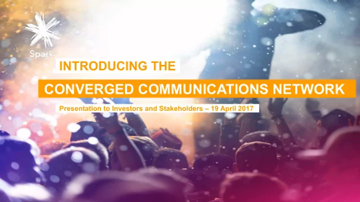 converged communications network