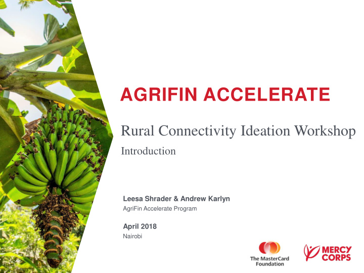 agrifin accelerate