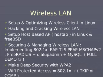 Wireless LAN  Setup &amp; Optimizing Wireless Client in Linux  Hacking and Cracking Wireless