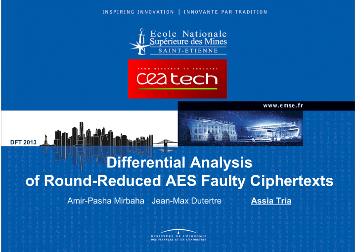 differential analysis of round reduced aes faulty