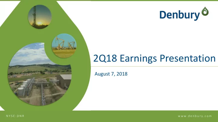 2q18 earnings presentation
