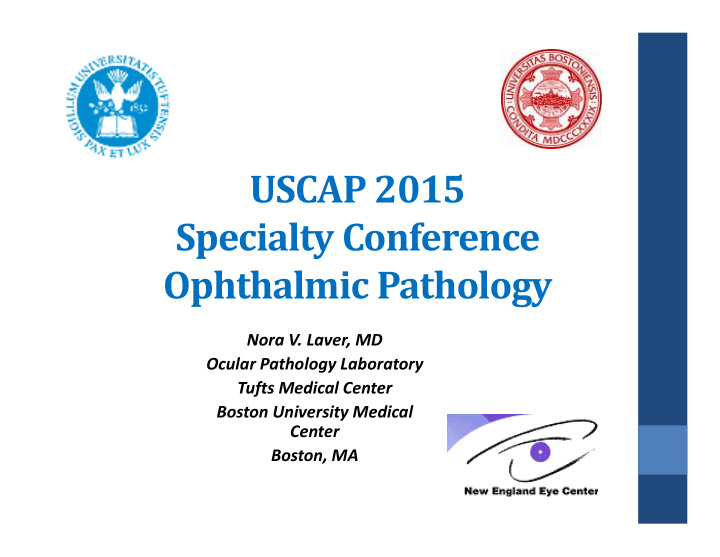 uscap 2015 specialty conference ophthalmic pathology