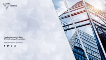 FreedomXpress Global Ltd.  Official Business Presentation  www.freedomxpressglobal.com  Todays