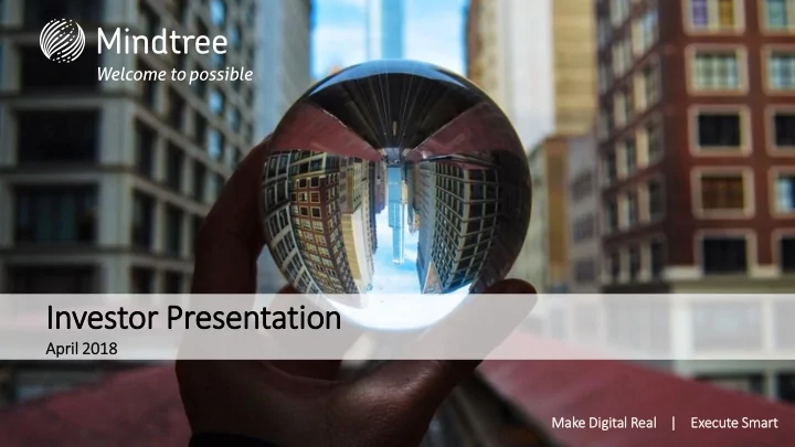 investor presentation in
