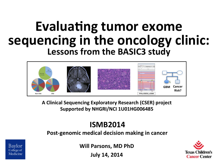 evalua amp ng tumor exome sequencing in the oncology