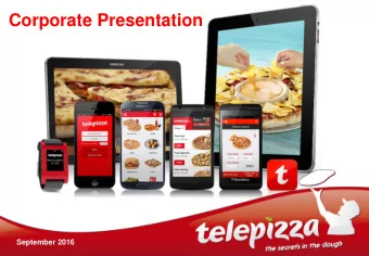 Corporate Presentation  September 2016  Disclaimer This presentation (the &quot;Presentation&quot;)