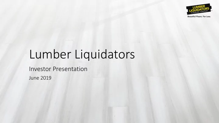 lumber liquidators