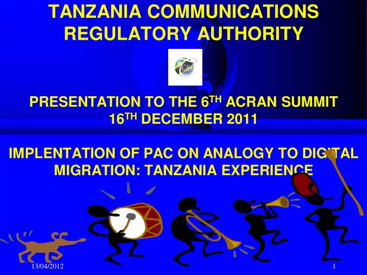 tanzania communications