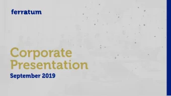 This presentation contains, or may be deemed to contain, forward-looking statements. These