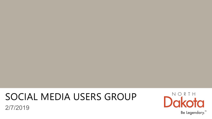 social media users group
