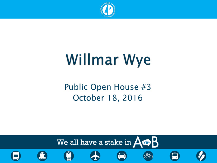 public open house 3 october 18 2016 project summary