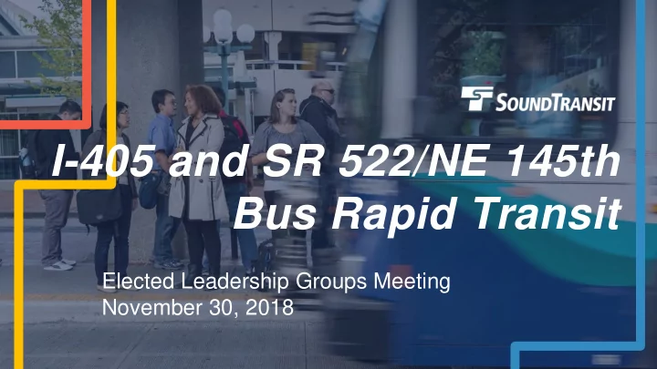 i 405 and sr 522 ne 145th bus rapid transit