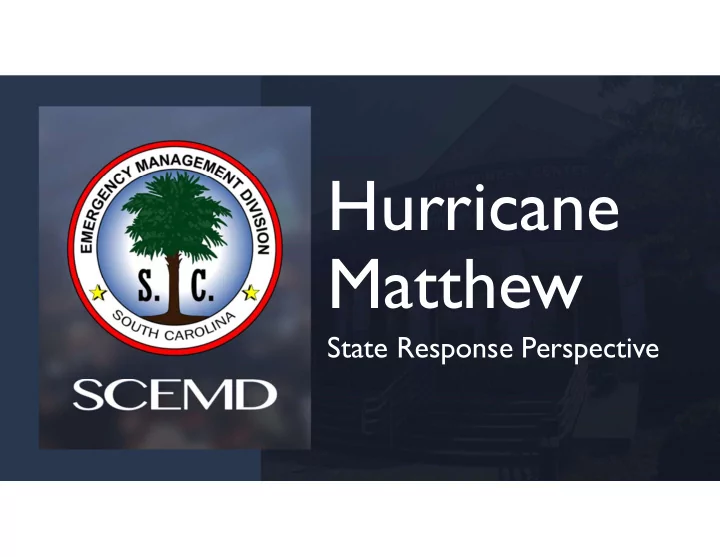hurricane matthew