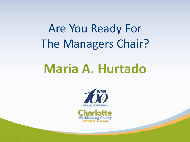 maria a hurtado are you ready for the lessons learned