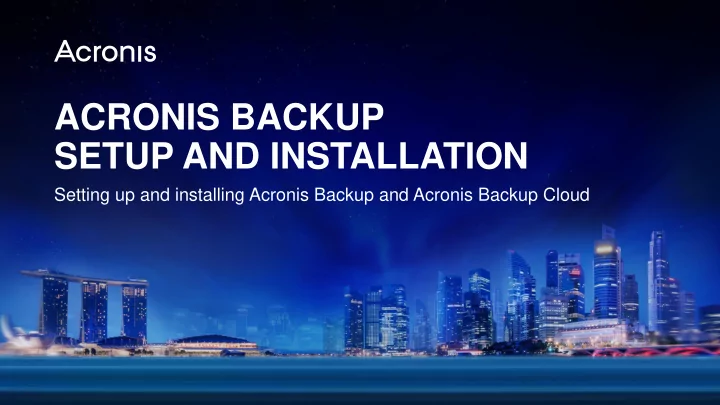 acronis backup