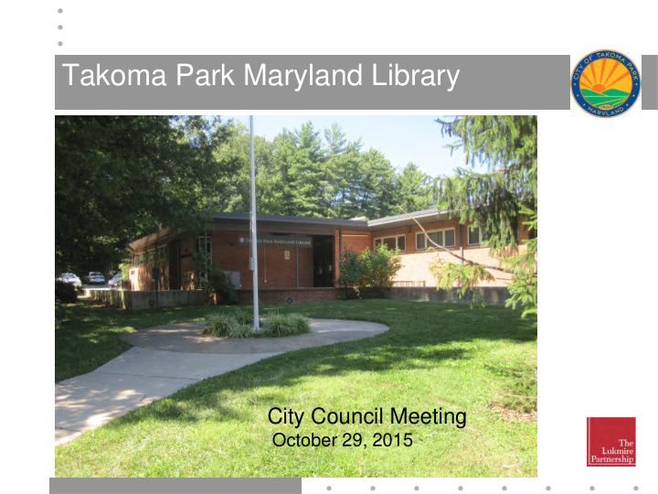 takoma park maryland library