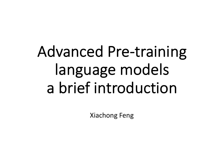 ad advanced ed pre tr training languag language m e