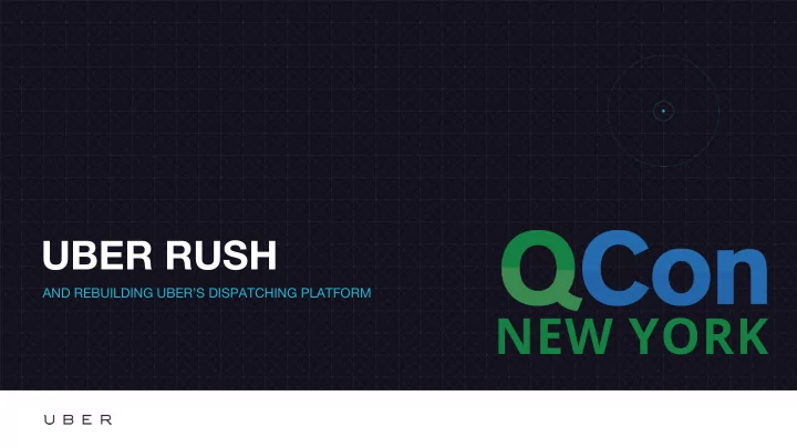 uber rush