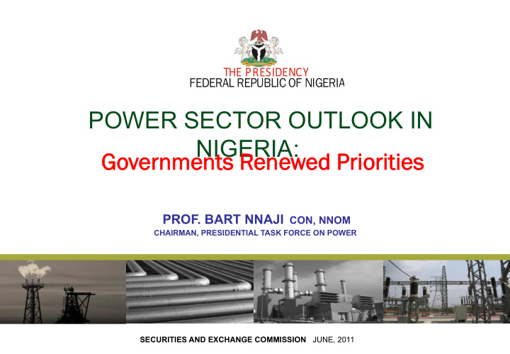 power sector outlook in nigeria go governme nment nts r