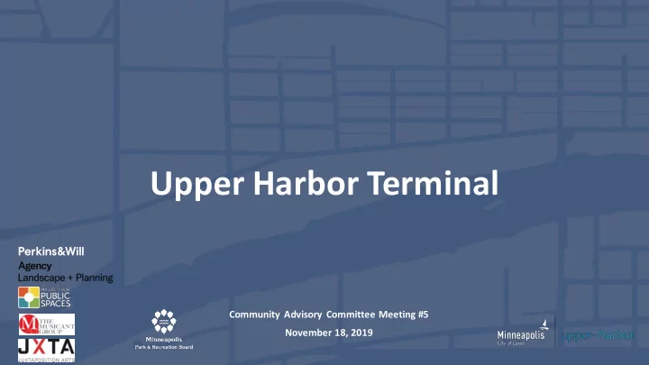 upper harbor terminal