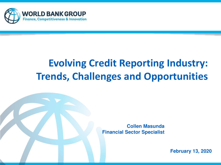 evolving credit reporting industry trends challenges and