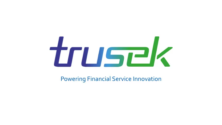 powering financial service innovation head in the sand
