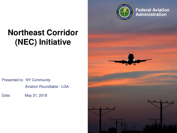 northeast corridor nec initiative