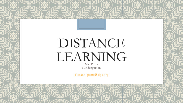 distance