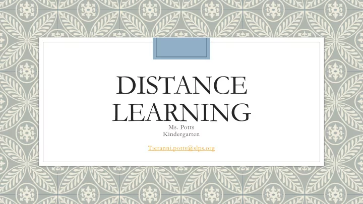 distance
