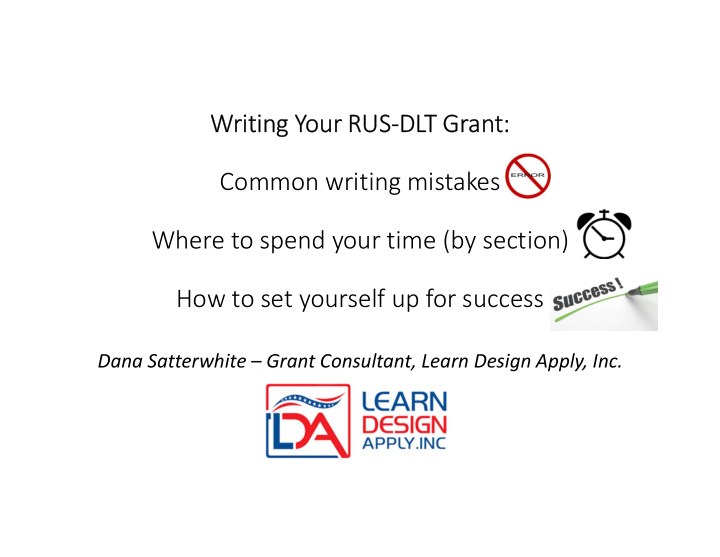 writing your rus dlt grant common writing mistakes where