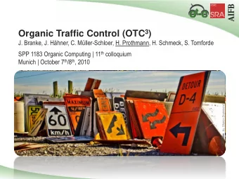 Project overview  Phases I &amp; II  Adaptive learning node controller  Collaborative control of