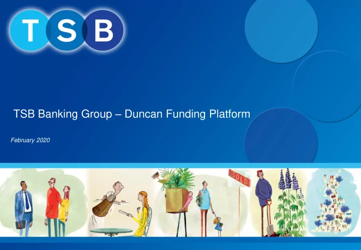 tsb banking group duncan funding platform