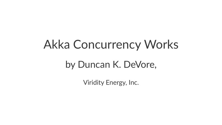 akka concurrency works